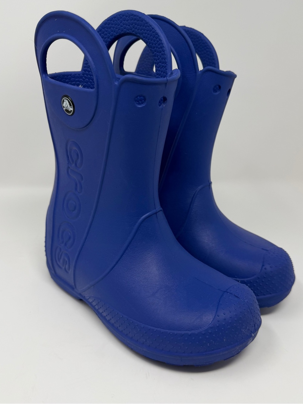 Crocs Kids' Blue Waterproof Rain Boots Sz. 13y